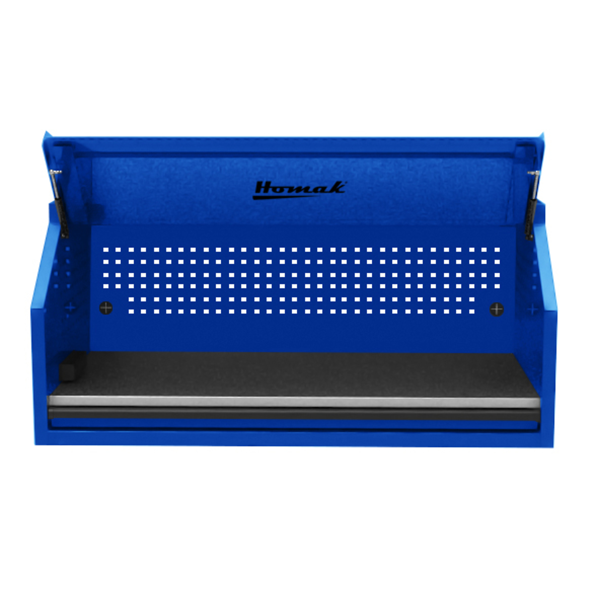 Homak RS Pro, 54in. RS PRO TOP HUTCH-BLUE, Width 54 in, Height 24.375 in, Color Blue, Model# BL02054010